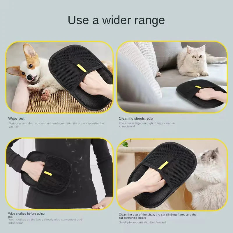 Pet Hair Grooming Gloves