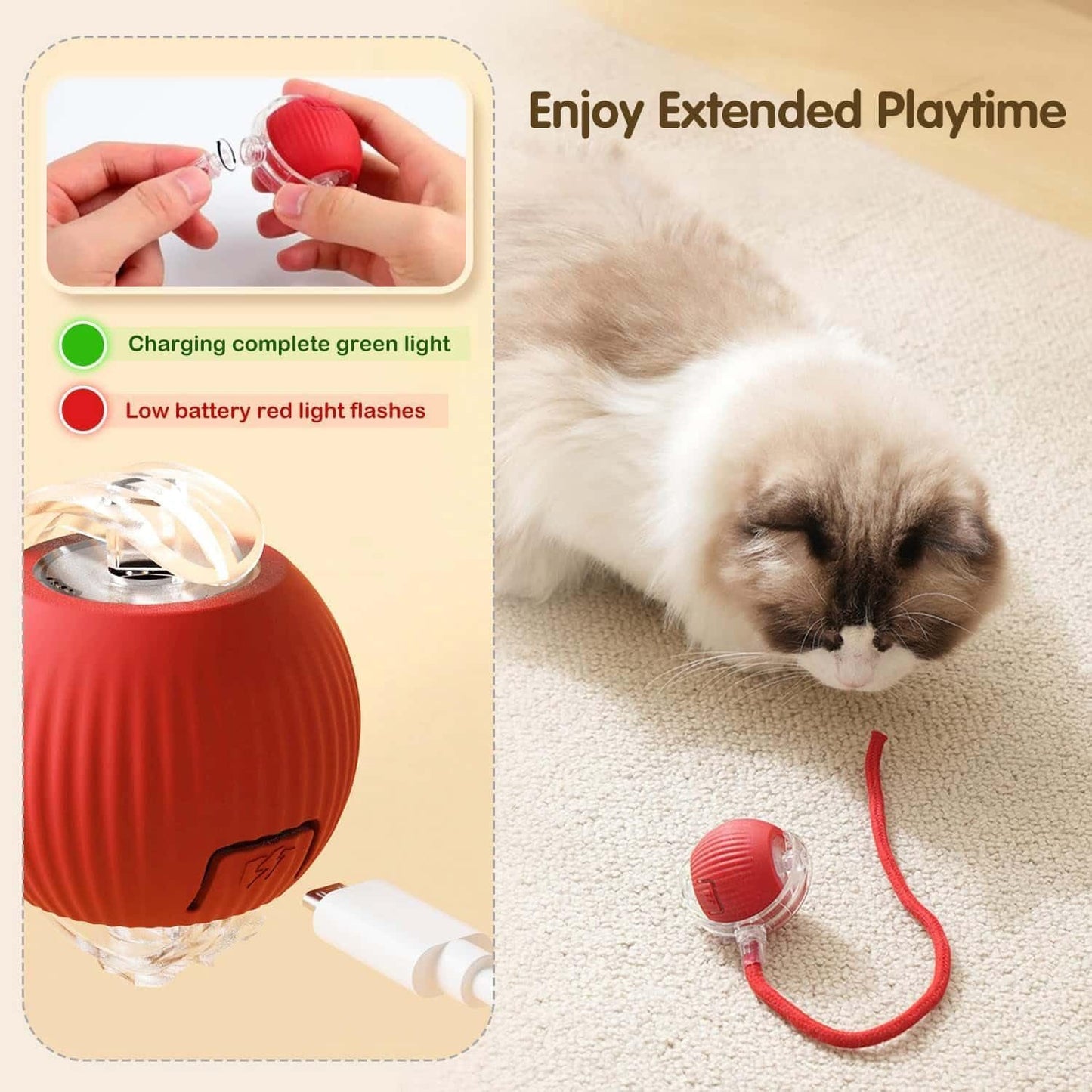 Pet Rolling Fun Ball